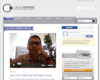 Círculo Creativo web site