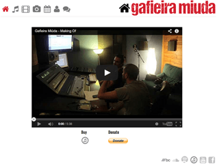 Gafieira Miuda web site