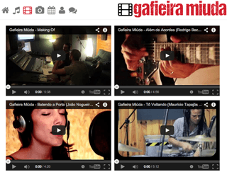 Gafieira Miuda web site