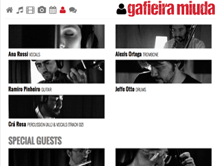 Gafieira Miuda web site