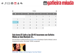 Gafieira Miuda web site