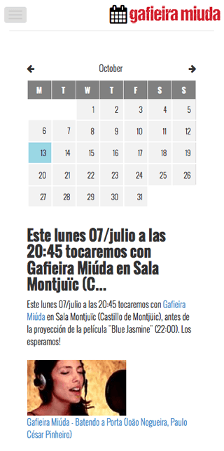 Gafieira Miuda web site