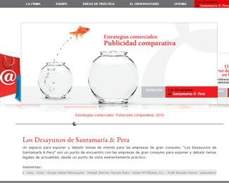 Santamaria & Pera web site